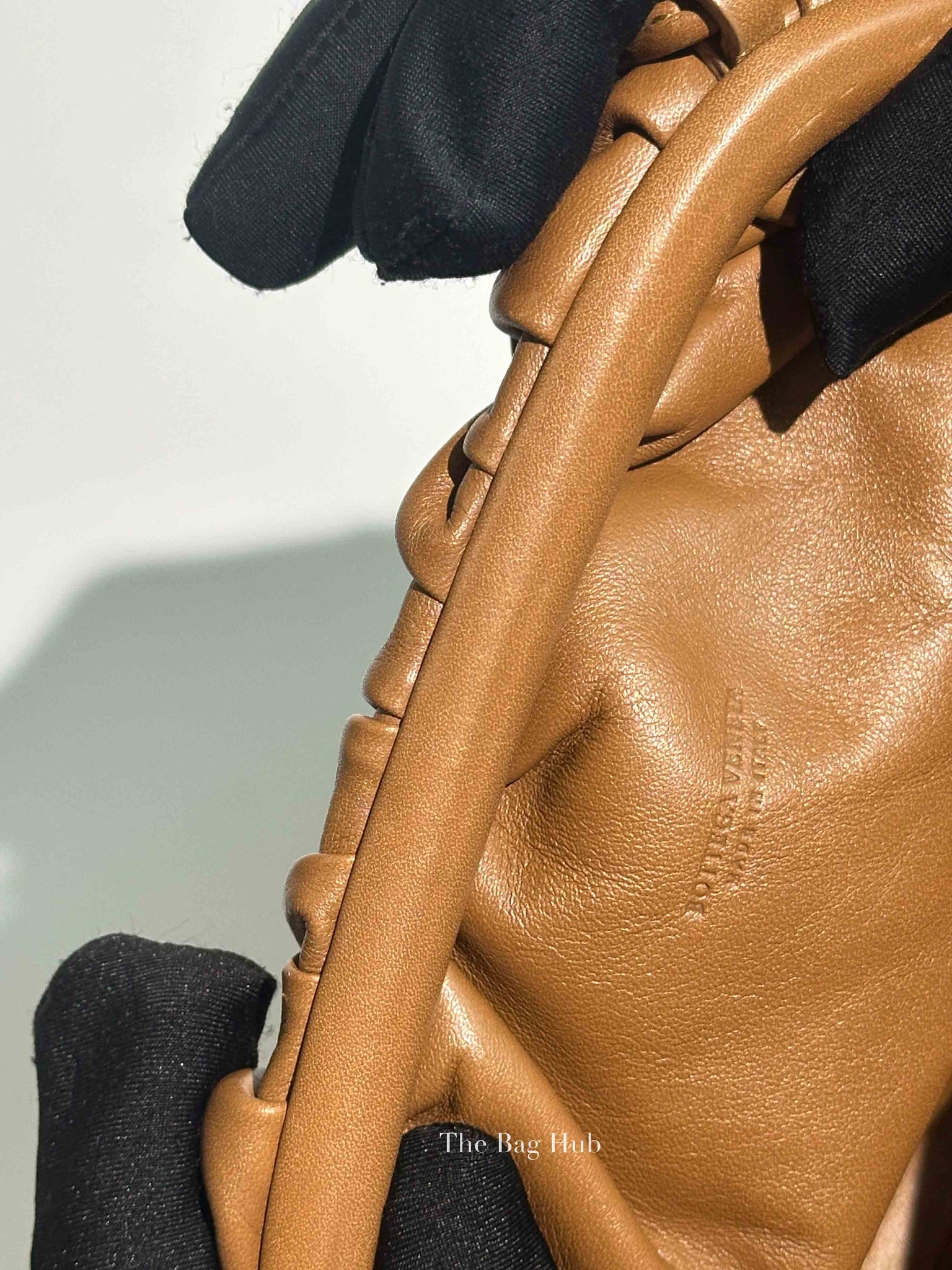 Bottega Veneta Brown Calfskin The Mini Pouch Crossbody Bag