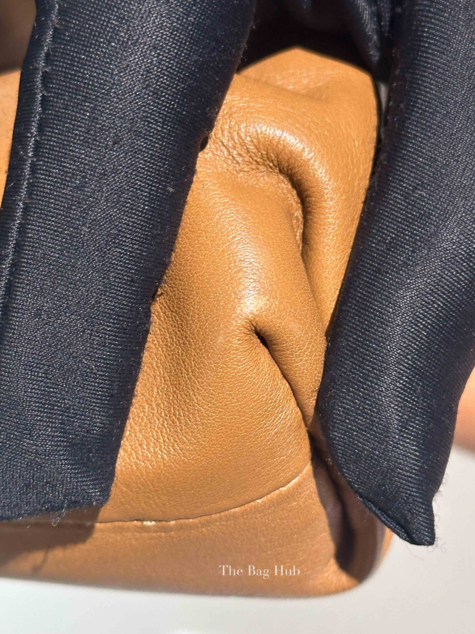 Bottega Veneta Brown Calfskin The Mini Pouch Crossbody Bag