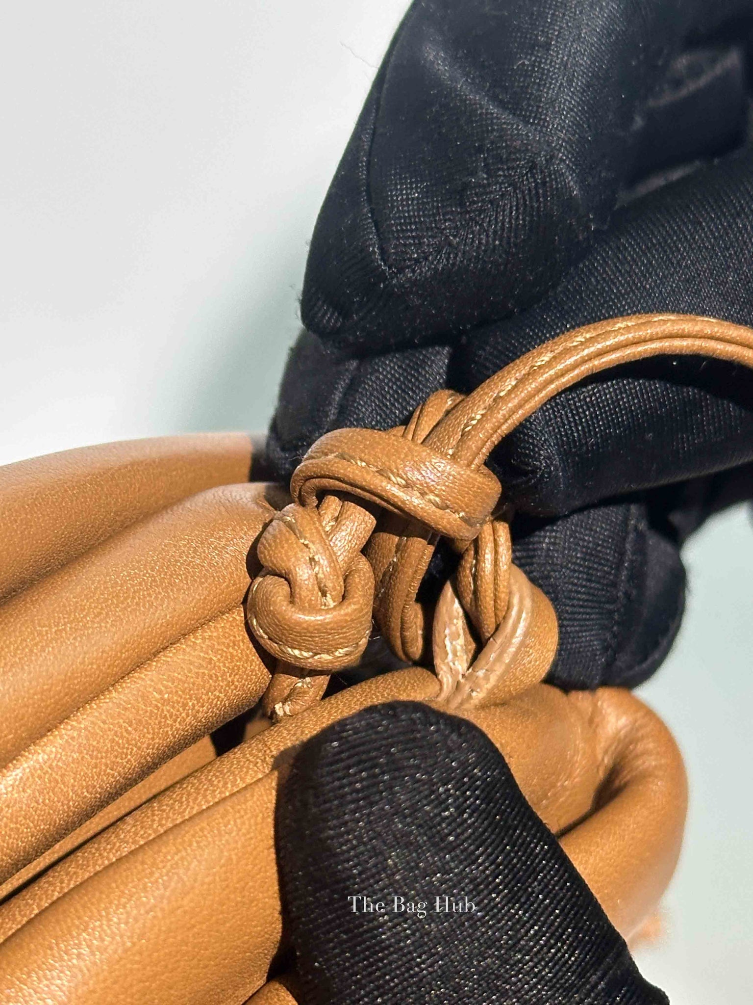 Bottega Veneta Brown Calfskin The Mini Pouch Crossbody Bag