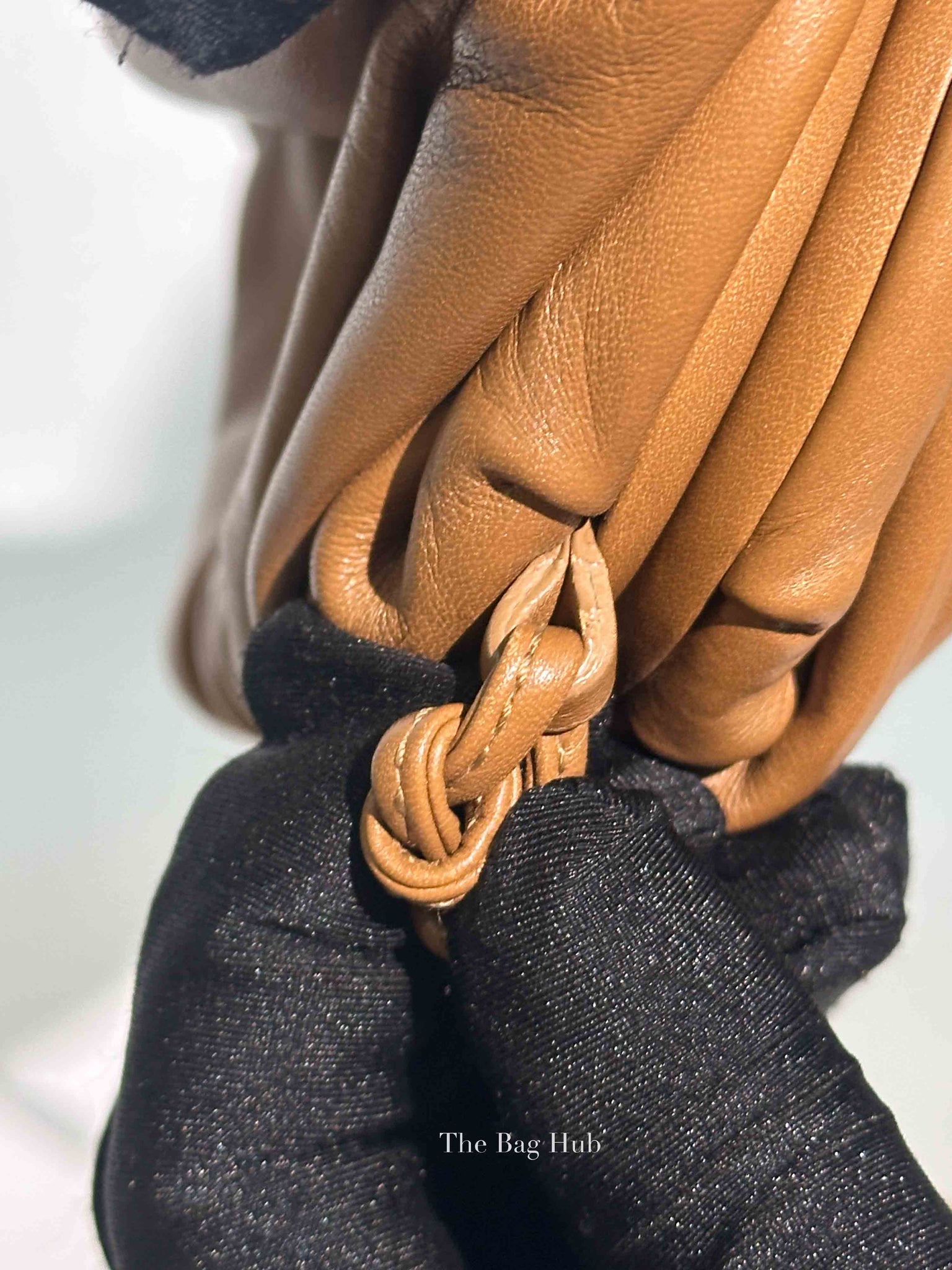 Bottega Veneta Brown Calfskin The Mini Pouch Crossbody Bag