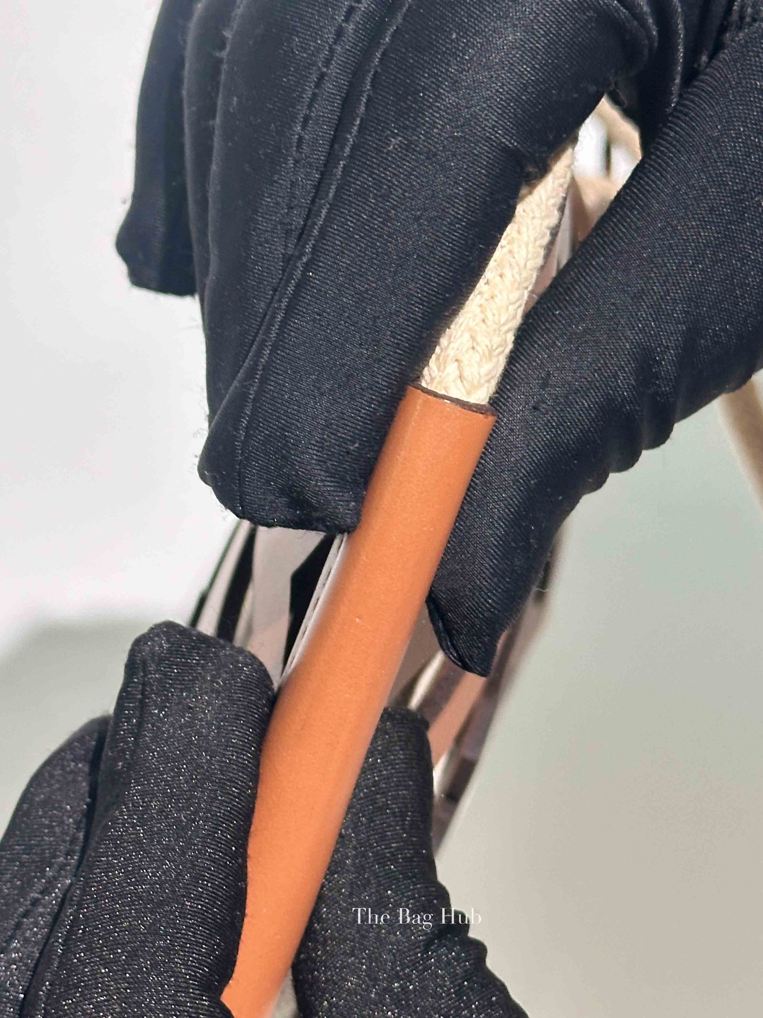 Loewe Brown Beige Leather Anagram Cutout Small Crossbody Bag