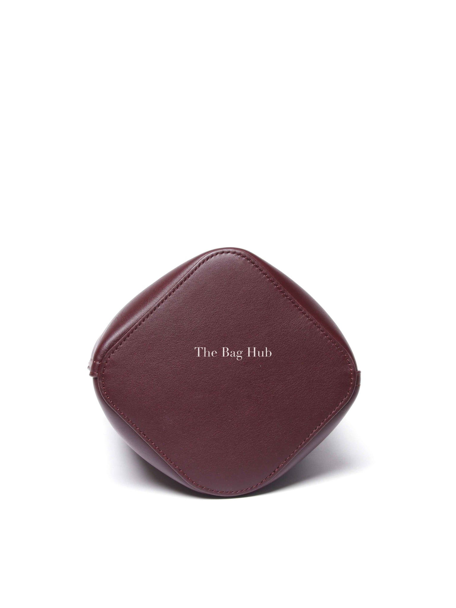 Loewe Dark Burgundy Smooth Calfskin Pebble Bucket Mini Bag