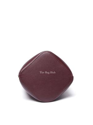 Loewe Dark Burgundy Smooth Calfskin Pebble Bucket Mini Bag