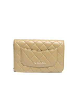 Chanel Olive Green Caviar Leather Quilted WOC