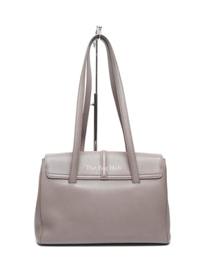 Celine Grey Grained Leather Soft 16 Medium Bag