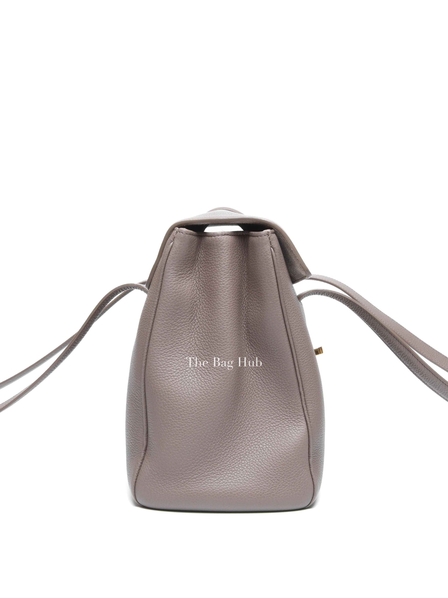 Celine Grey Grained Leather Soft 16 Medium Bag