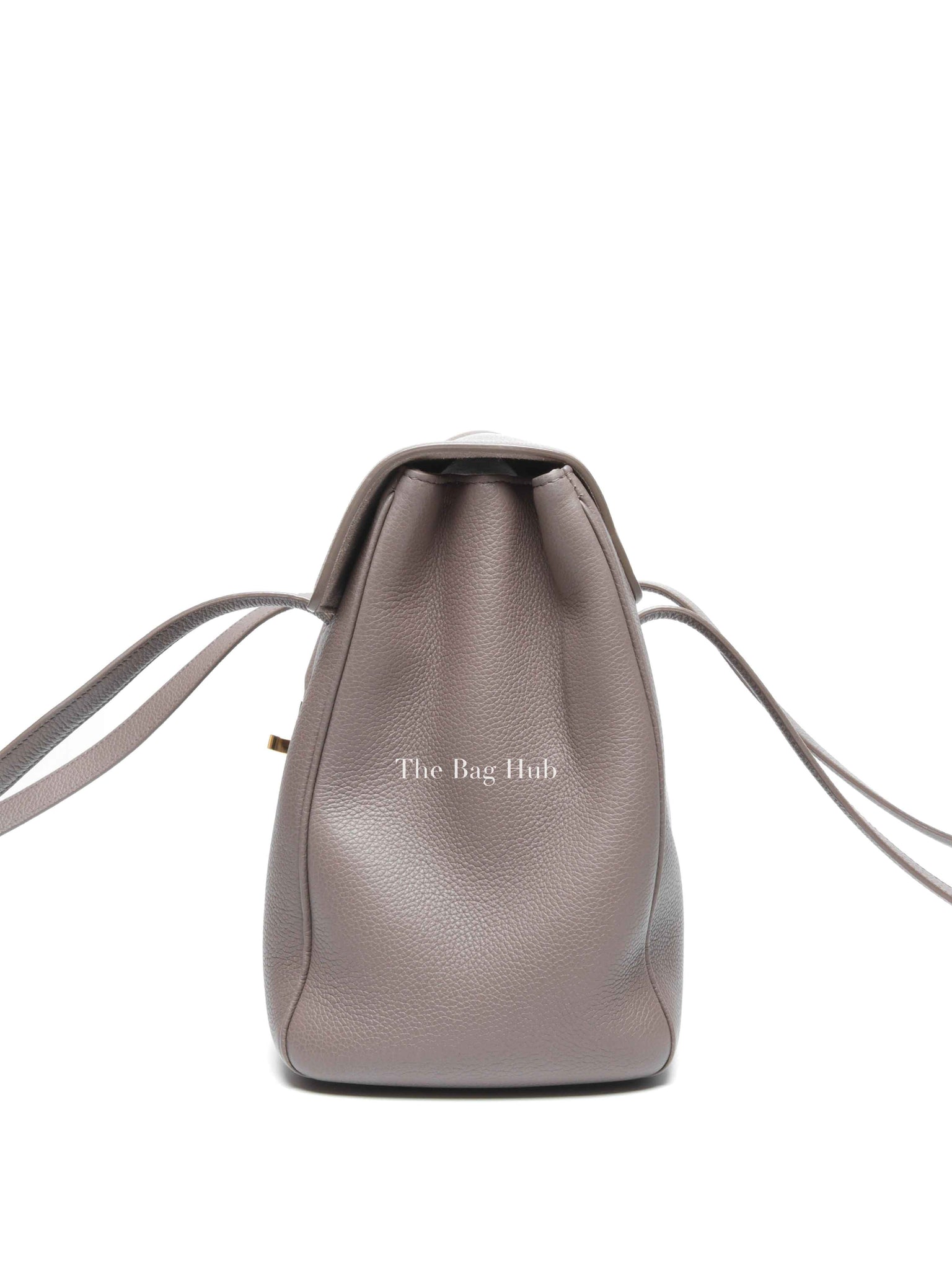 Celine Grey Grained Leather Soft 16 Medium Bag