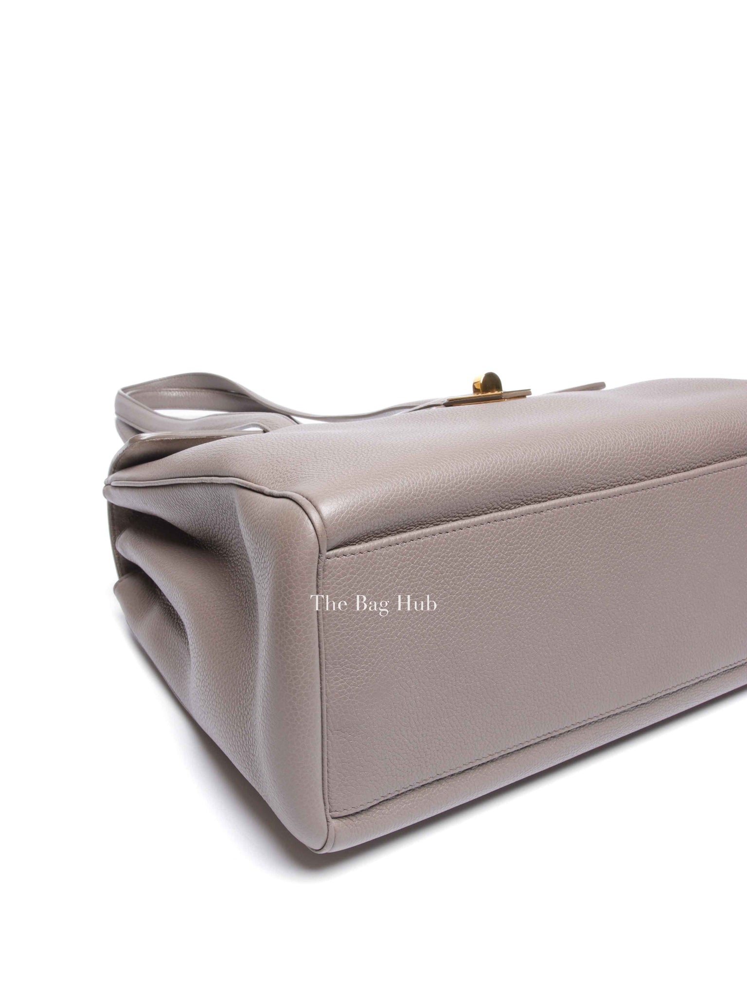 Celine Grey Grained Leather Soft 16 Medium Bag
