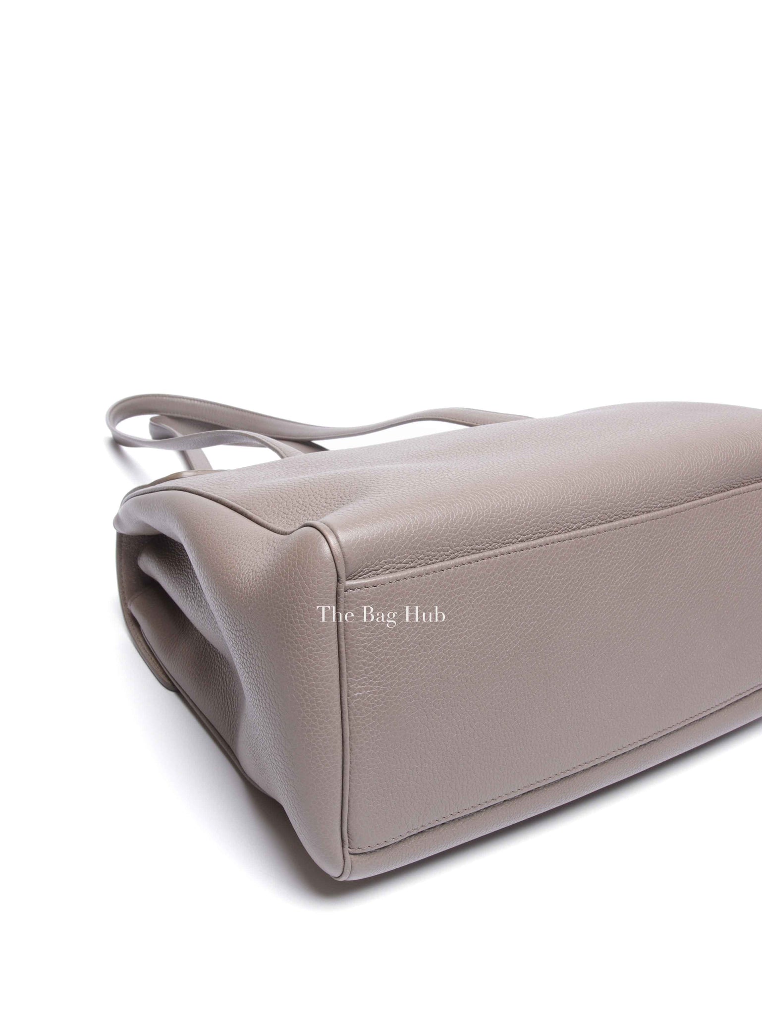 Celine Grey Grained Leather Soft 16 Medium Bag