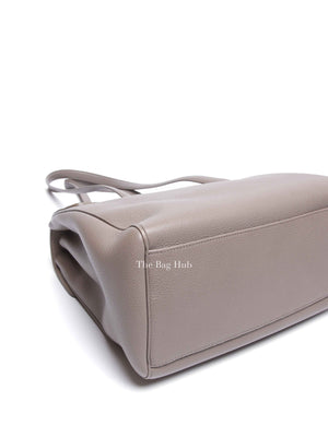Celine Grey Grained Leather Soft 16 Medium Bag