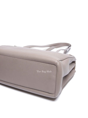 Celine Grey Grained Leather Soft 16 Medium Bag