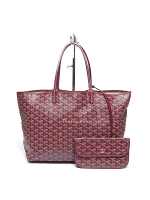 Goyard Burgundy Canvas St. Louis Tote PM