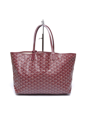 Goyard Burgundy Canvas St. Louis Tote PM
