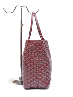 Goyard Burgundy Canvas St. Louis Tote PM