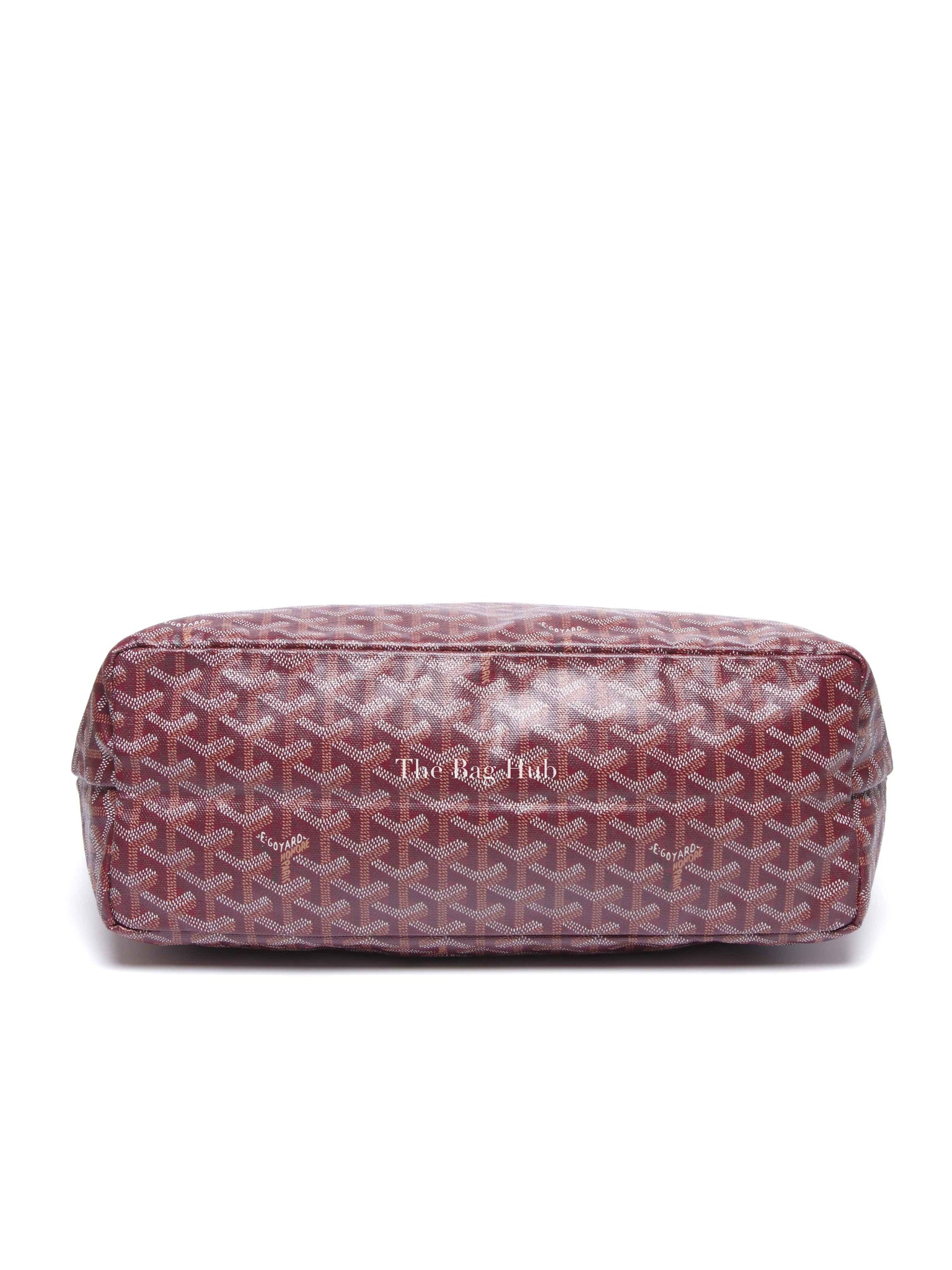 Goyard Burgundy Canvas St. Louis Tote PM