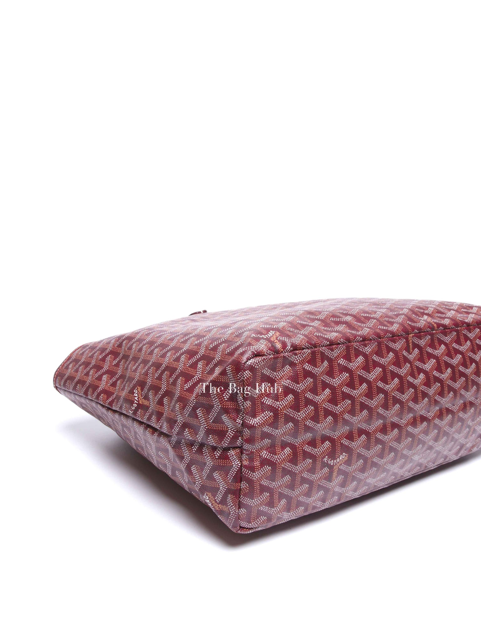 Goyard Burgundy Canvas St. Louis Tote PM