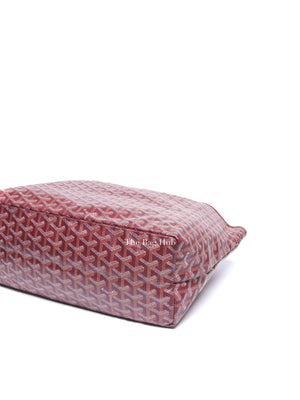 Goyard Burgundy Canvas St. Louis Tote PM