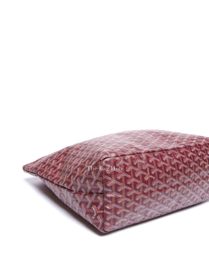 Goyard Burgundy Canvas St. Louis Tote PM
