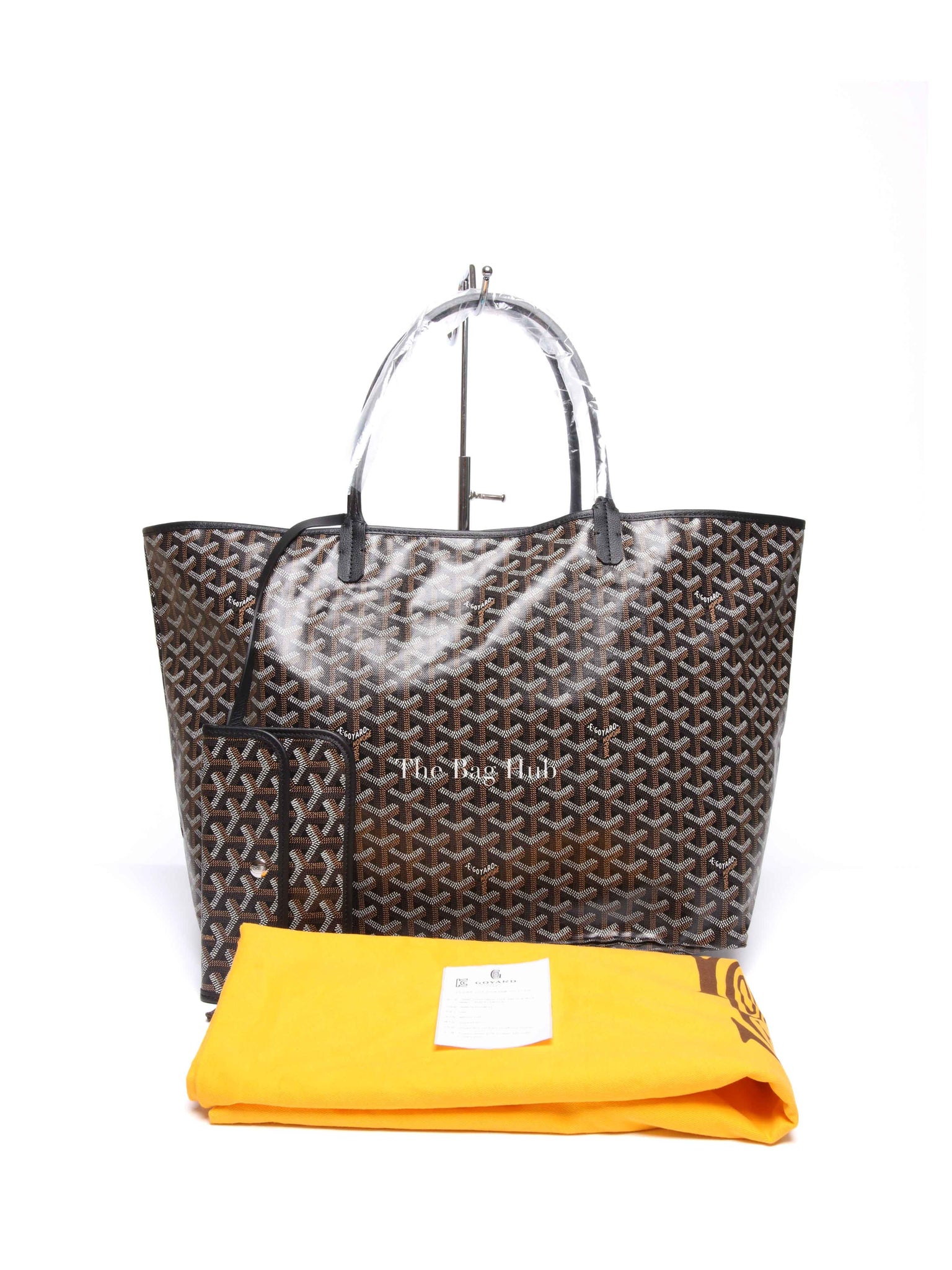 Goyard Noir Canvas St. Louis GM Tote Bag