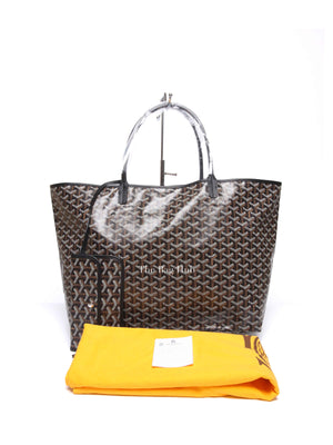 Goyard Noir Canvas St. Louis GM Tote Bag