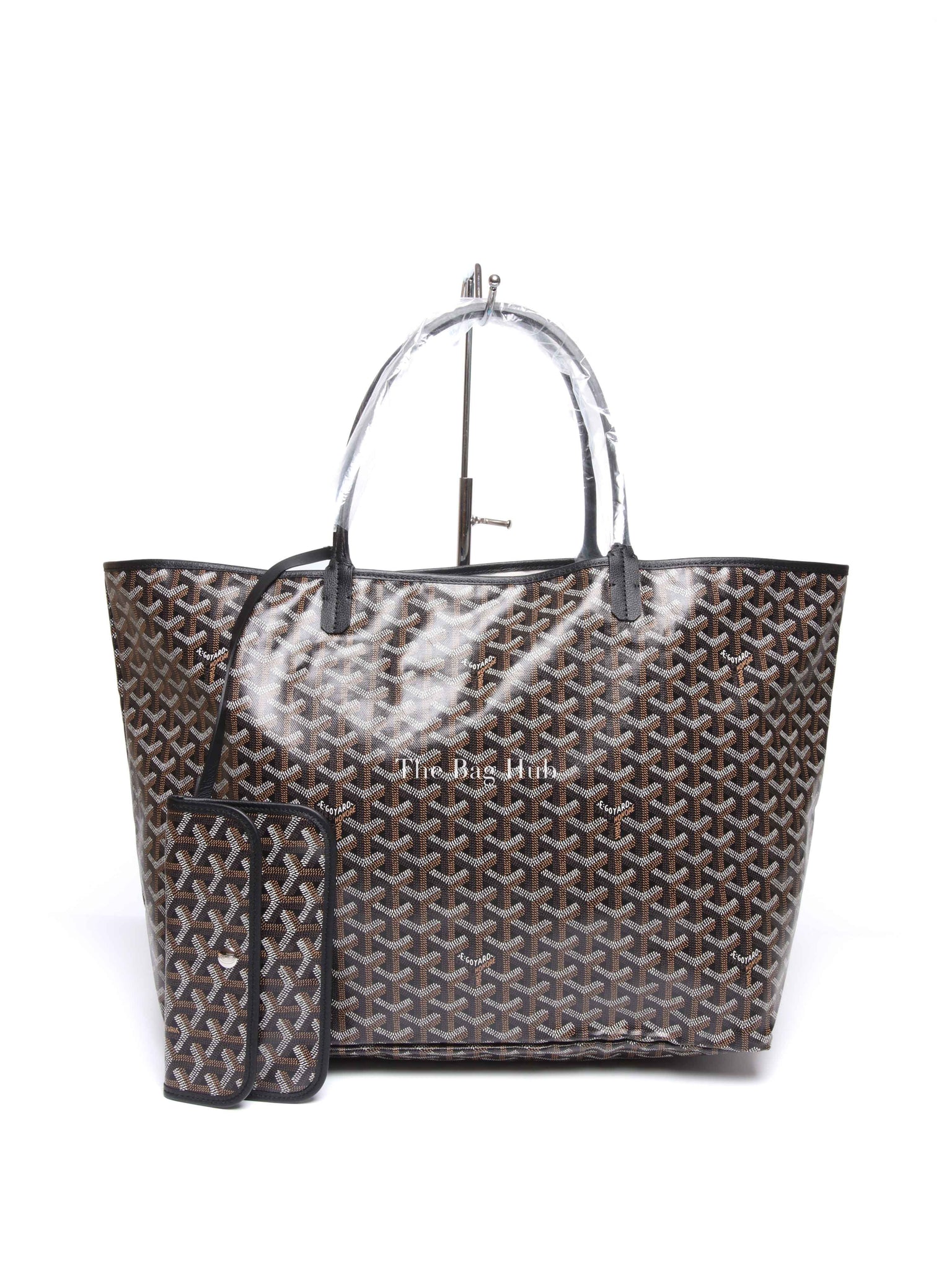 Goyard Noir Canvas St. Louis GM Tote Bag