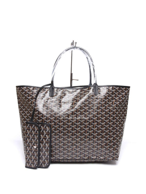 Goyard Noir Canvas St. Louis GM Tote Bag