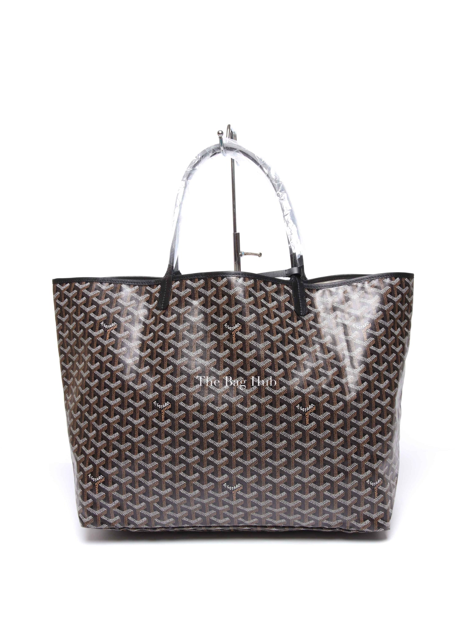 Goyard Noir Canvas St. Louis GM Tote Bag