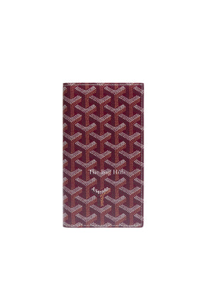Goyard Burgundy Goyardine Saint Roch Wallet