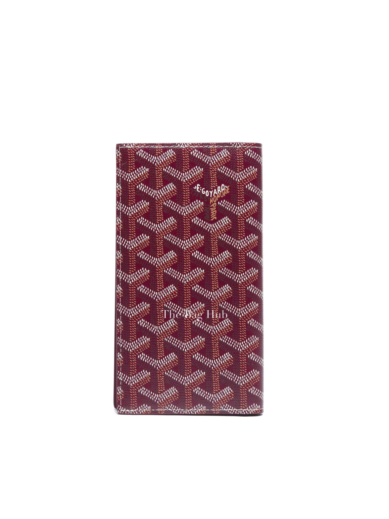 Goyard Burgundy Goyardine Saint Roch Wallet