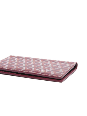 Goyard Burgundy Goyardine Saint Roch Wallet