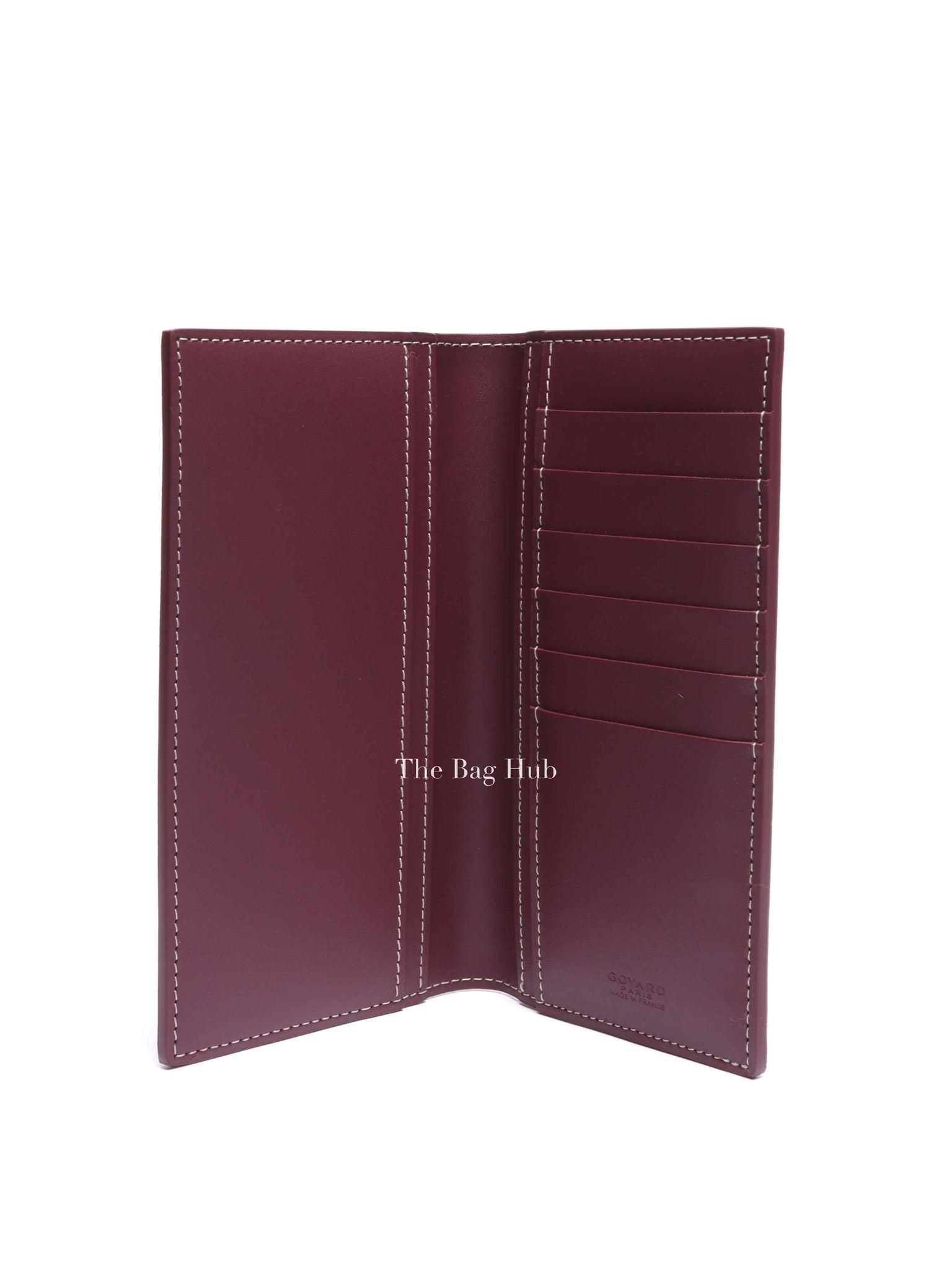 Goyard Burgundy Goyardine Saint Roch Wallet