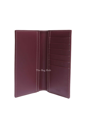 Goyard Burgundy Goyardine Saint Roch Wallet