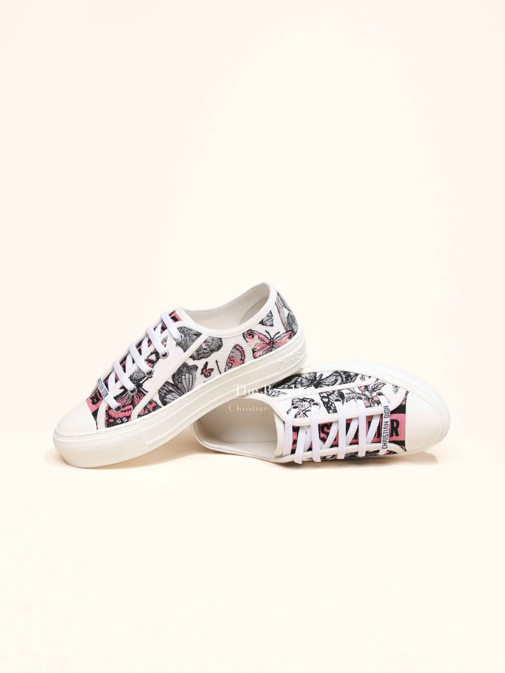 Dior Multicolor Oblique Canvas Walk'n'Dior Low Top Sneakers Size 36