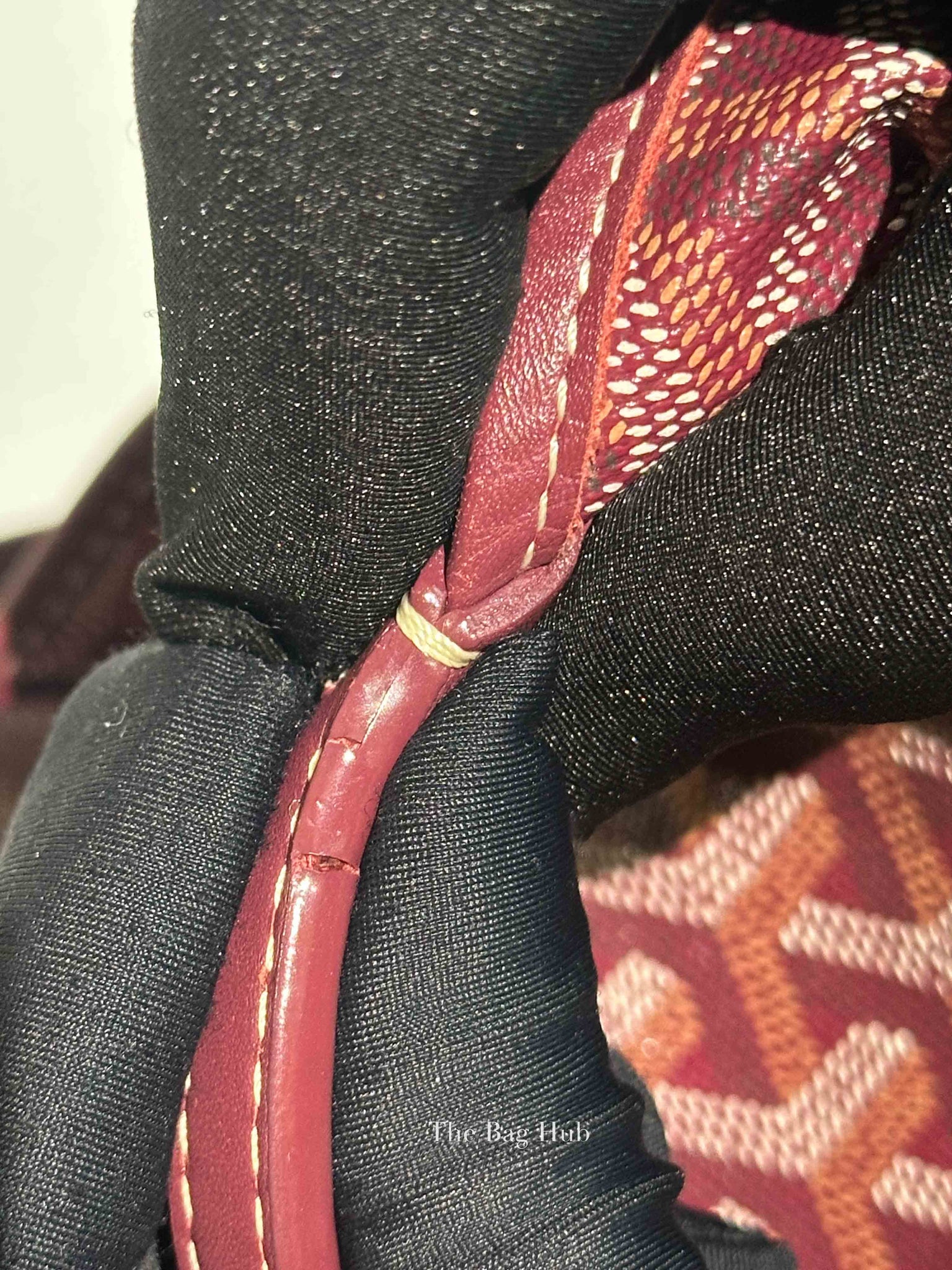 Goyard Burgundy Canvas St. Louis Tote PM