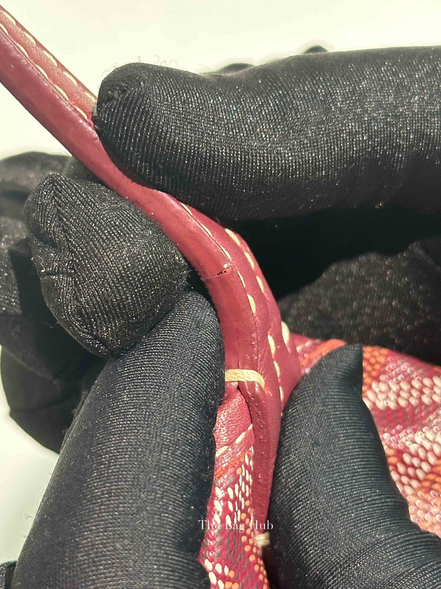 Goyard Burgundy Canvas St. Louis Tote PM