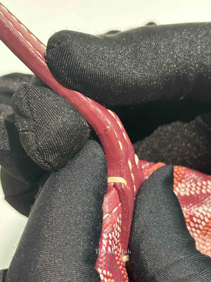 Goyard Burgundy Canvas St. Louis Tote PM