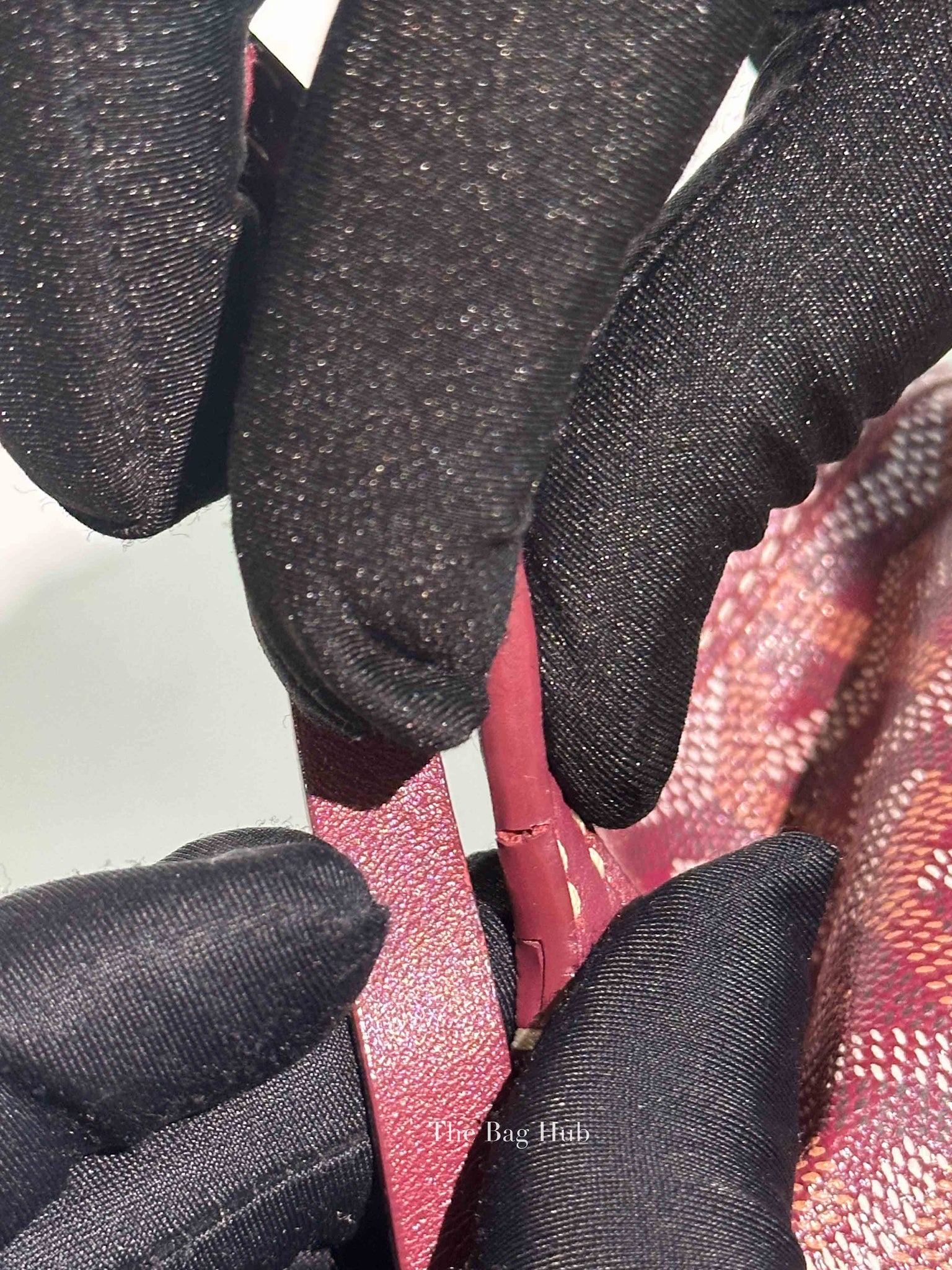Goyard Burgundy Canvas St. Louis Tote PM
