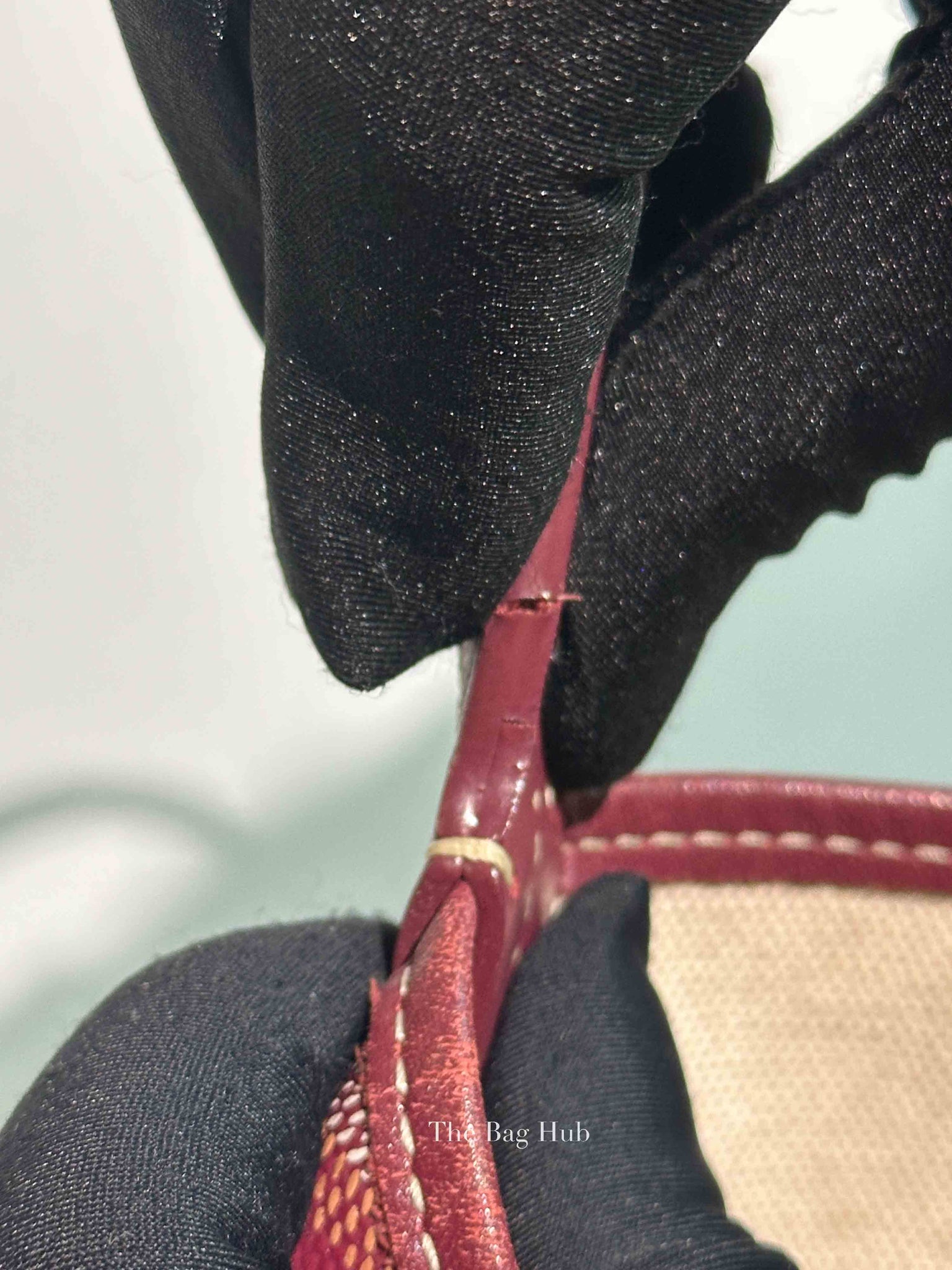 Goyard Burgundy Canvas St. Louis Tote PM