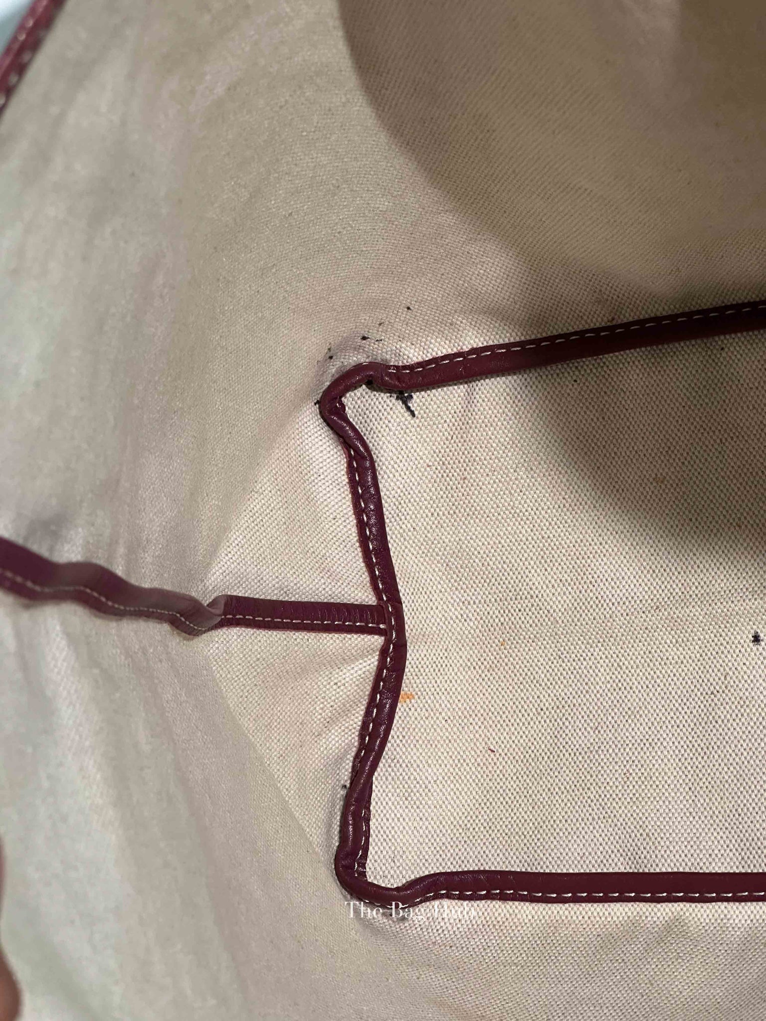 Goyard Burgundy Canvas St. Louis Tote PM