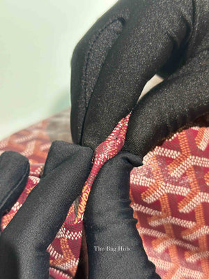 Goyard Burgundy Canvas St. Louis Tote PM
