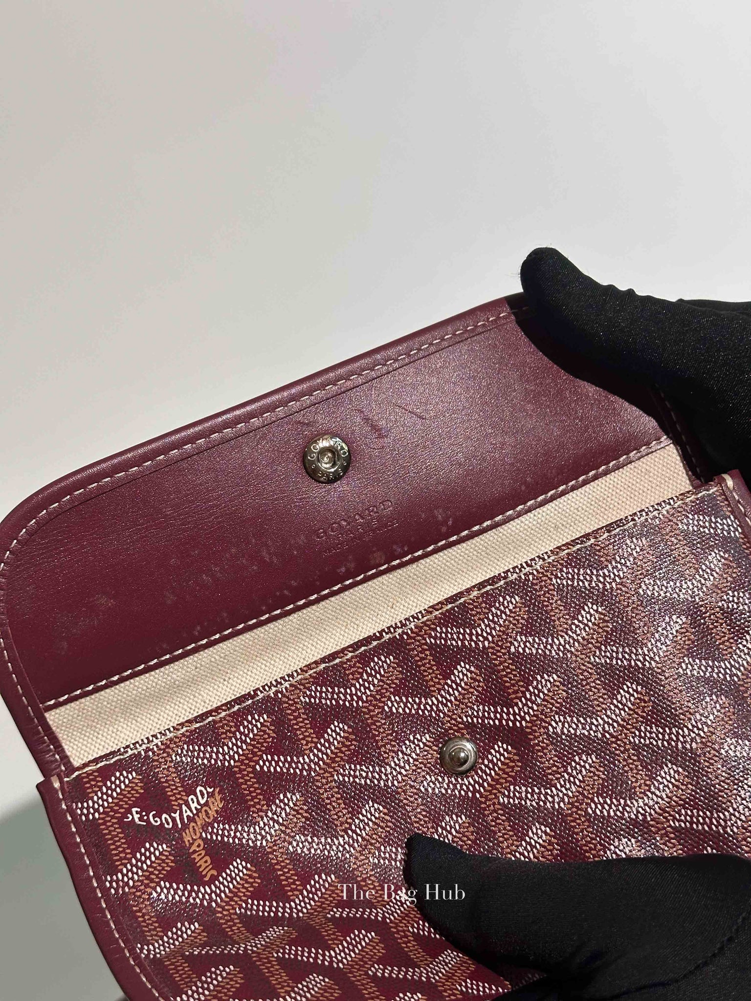 Goyard Burgundy Canvas St. Louis Tote PM