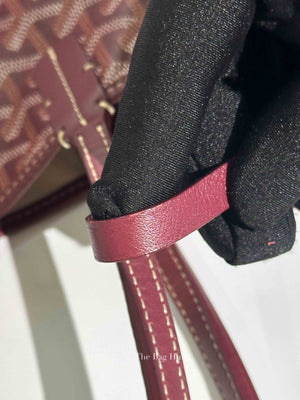 Goyard Burgundy Canvas St. Louis Tote PM