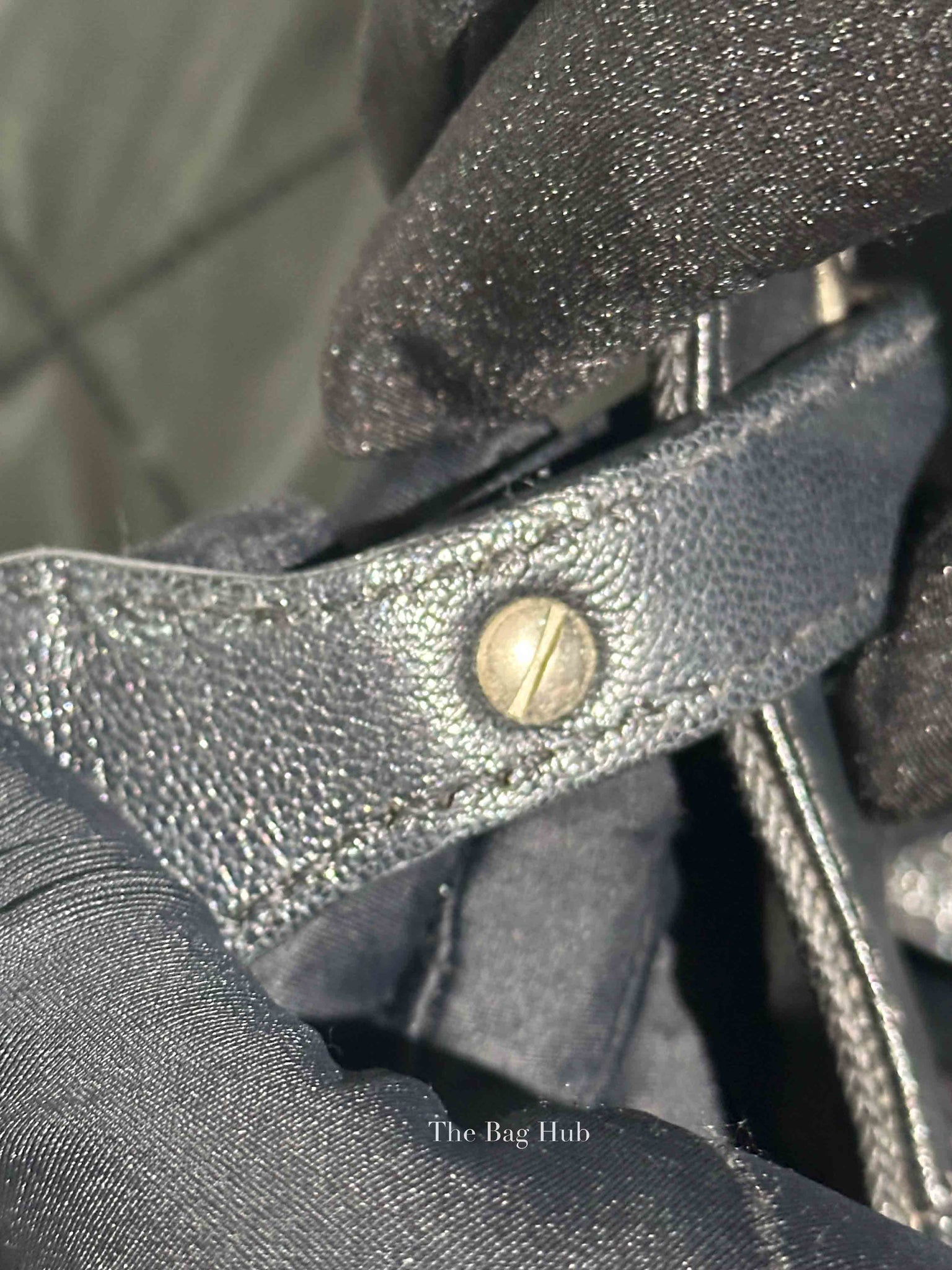 Chanel Black Canvas Paris Biarritz PM Tote Bag