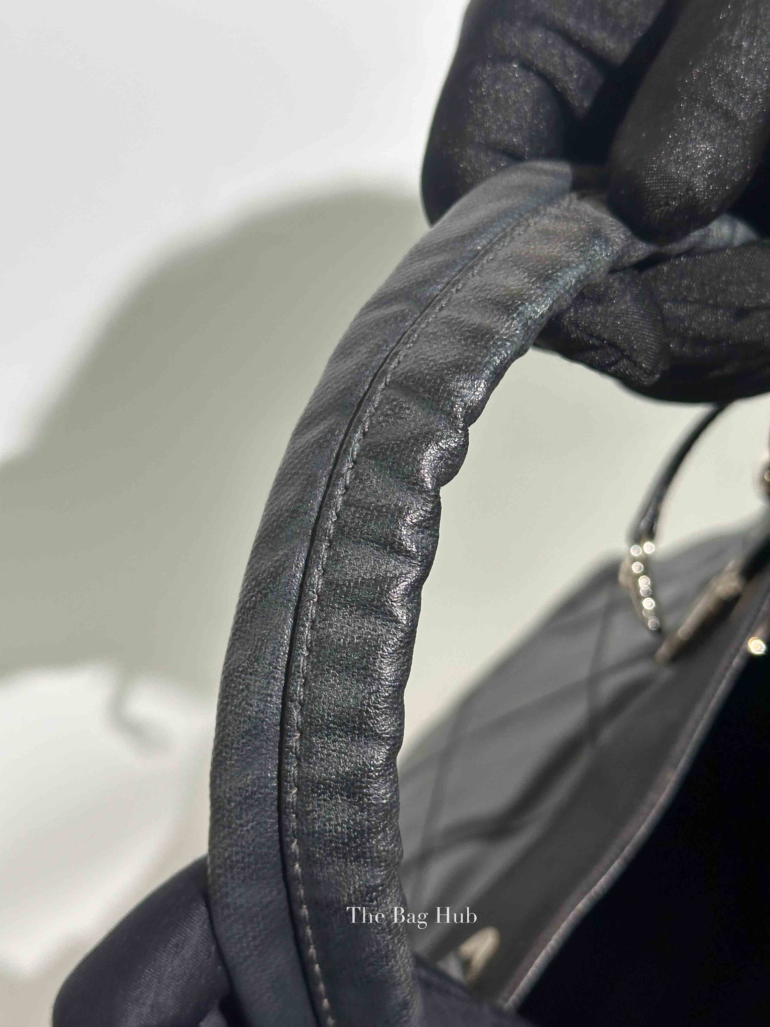 Chanel Black Canvas Paris Biarritz PM Tote Bag