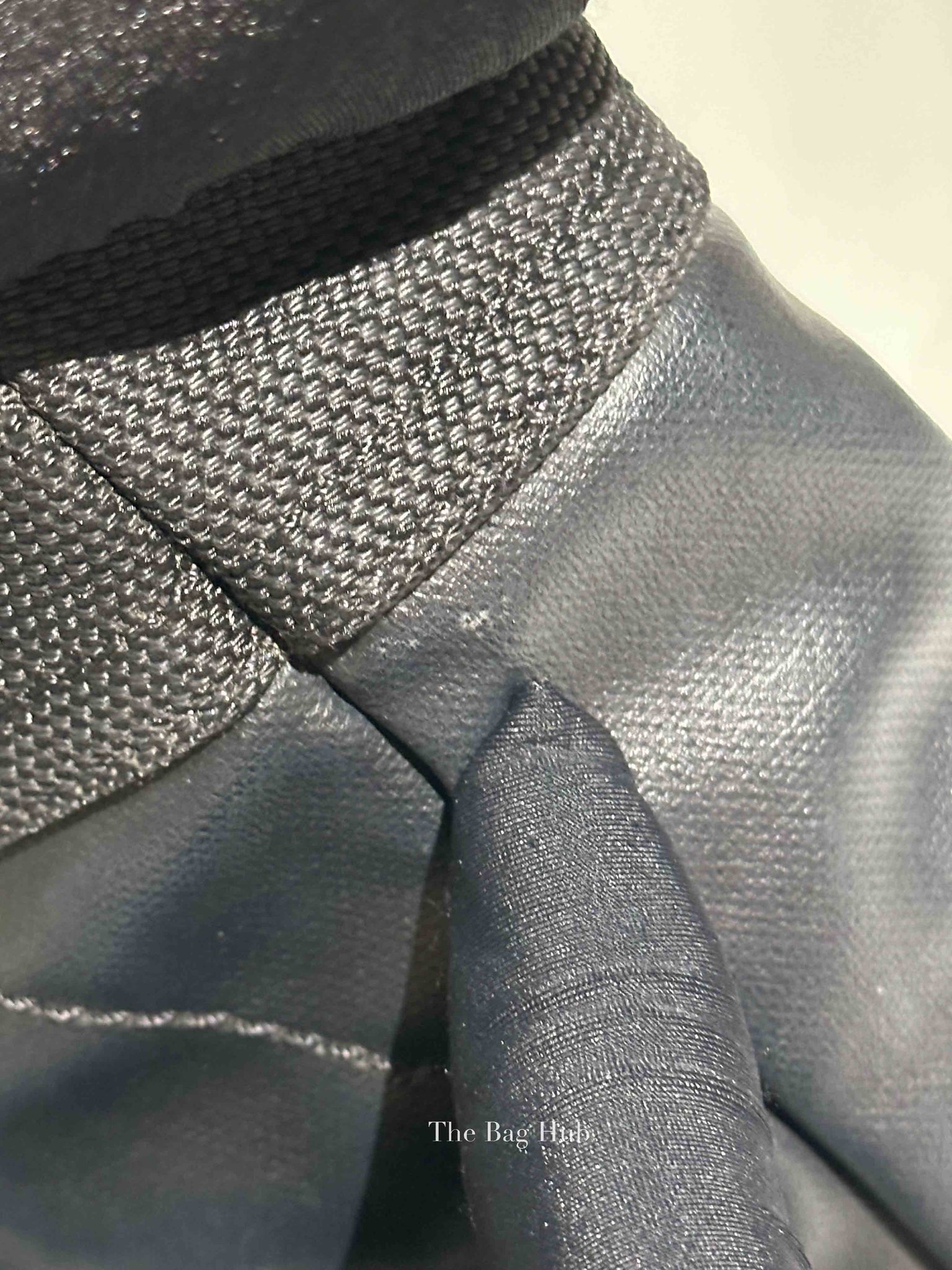 Chanel Black Canvas Paris Biarritz PM Tote Bag