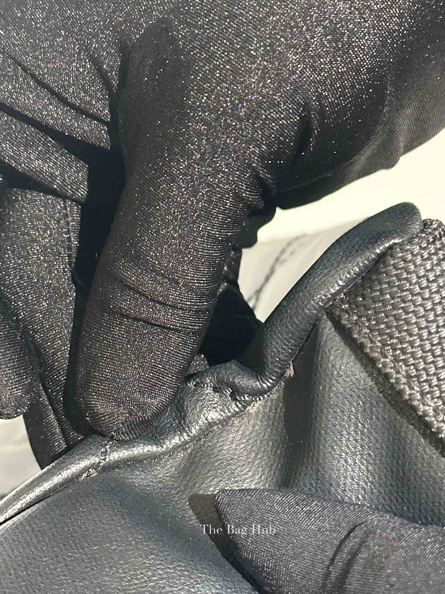 Chanel Black Canvas Paris Biarritz PM Tote Bag