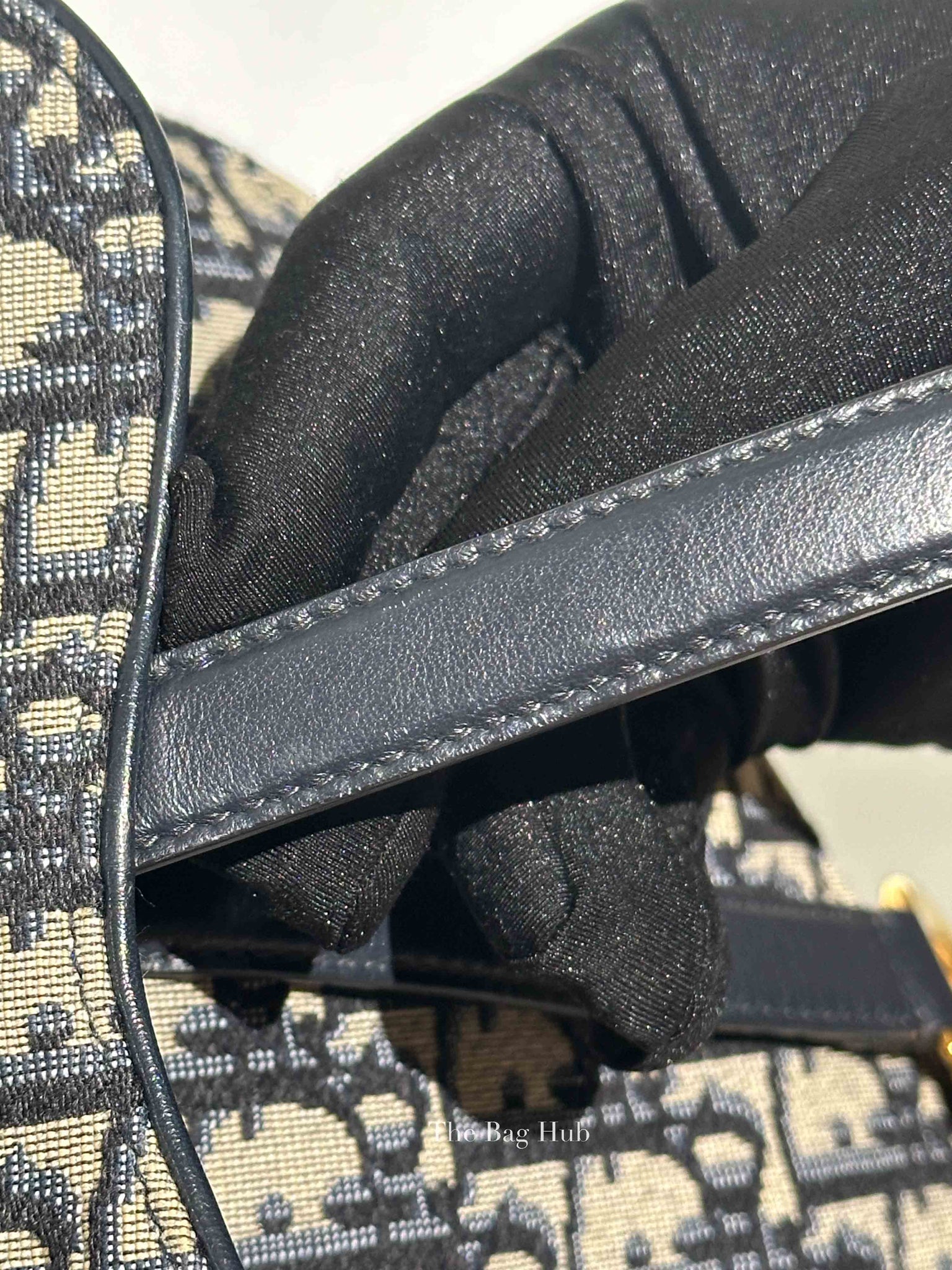 Dior Blue Oblique Canvas Saddle Belt Bag
