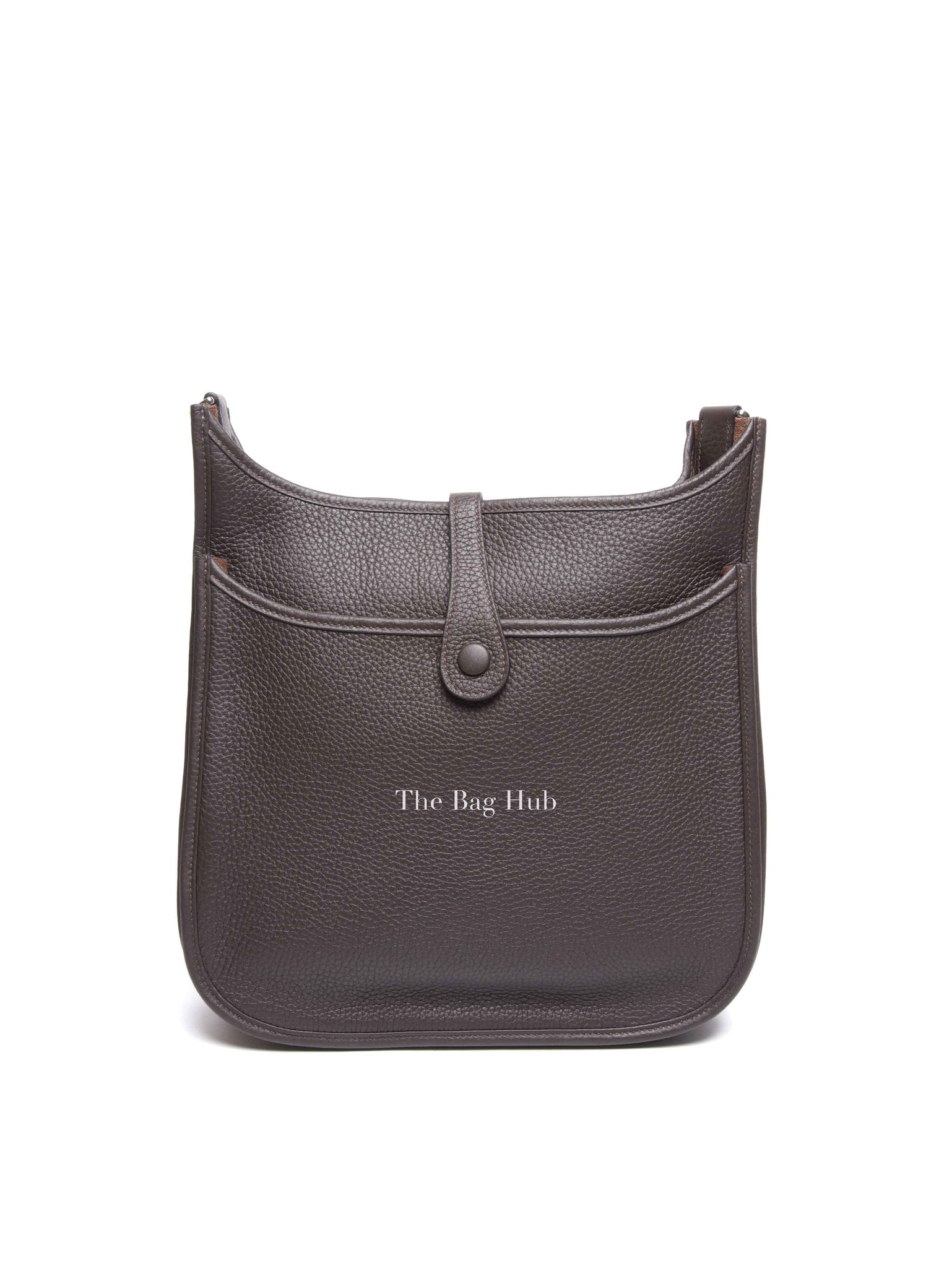 Hermes Ebene Taurillon Clemence Evelyne III PM 29 Bag PHW