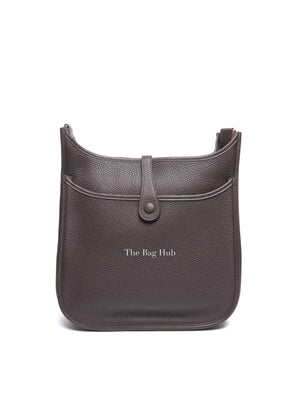 Hermes Ebene Taurillon Clemence Evelyne III PM 29 Bag PHW