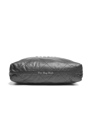 Chanel Black Caviar Quilted Small 22 Shoulder Bag GHW